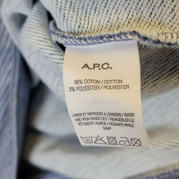 A.P.C. VARIEGATED STRIPE SWEATSHIRT. - Picture 7 of 7